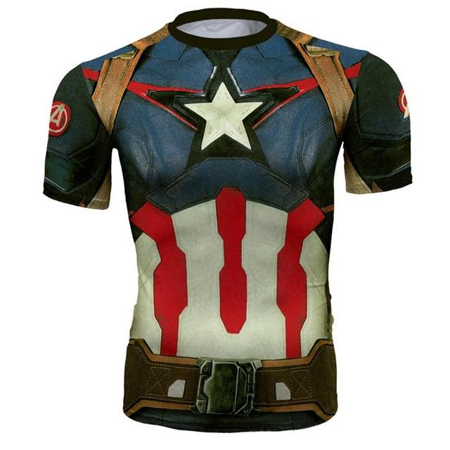 Captain America Short Sleeve Shirt