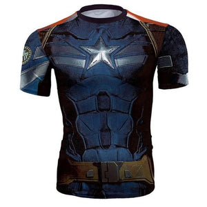 Captain America Short Sleeve Shirt
