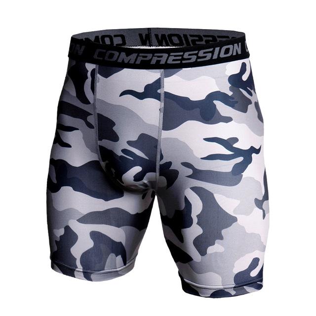 Camouflage Mens Compression Shorts