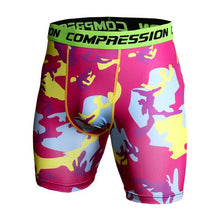 Camouflage Mens Compression Shorts
