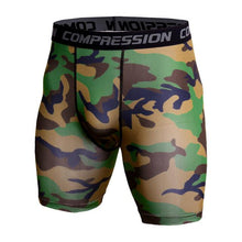 Camouflage Mens Compression Shorts